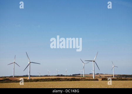 Wind farm Truro, Cornwall, England, UK Banque D'Images