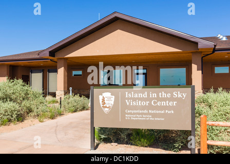 Island in the Sky Visitor Centre, Canyonlands National Park, Utah, USA Banque D'Images