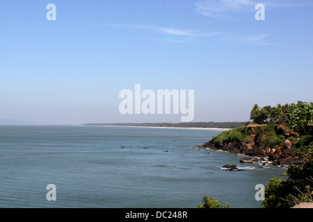 Falaises de Varkala Kerala Thiruvananthapuram inde Banque D'Images