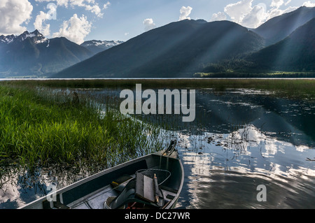 Vue sur le lac Ross dans la vallée de la Skagit, Colombie Britannique, Canada. Banque D'Images