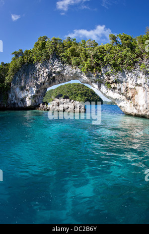 Arche naturelle de Rock, Micronésie, Palaos Banque D'Images