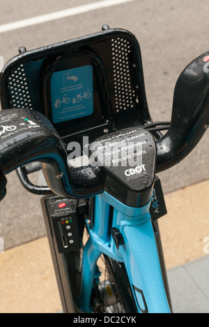 Se partager les vélos, Chicago's nouveau partage des vélos les vélos Banque D'Images