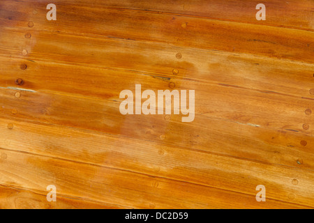 La texture du bois à partir d'une coque de bateau Banque D'Images