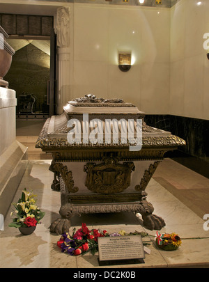 Sarcophage de Rudolf, Prince héritier d'Autriche (1858-1889), Kaisergruft, Vienne, Autriche. Banque D'Images