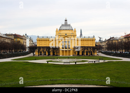 Pavillon d'art à Zagreb Banque D'Images