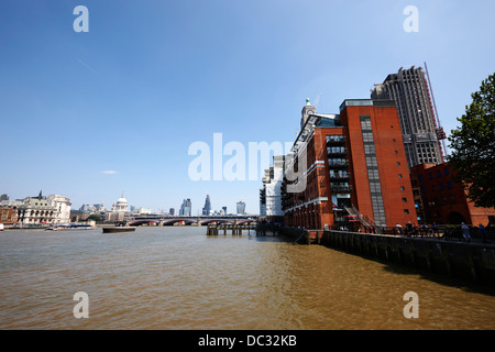 Oxo Tower Wharf sur la tamise Londres Angleterre Royaume-uni Banque D'Images