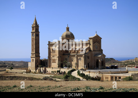 Ta Pinu Basilique, Gharb, Gozo, Malte Banque D'Images