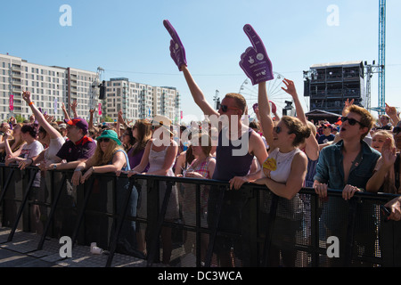 Rendez-vous, local le plus important du Royaume-Uni célébration de bénévolat et premier héritage des Jeux Olympiques et Paralympiques de Londres, l'événement 19 Juillet 2013 Banque D'Images