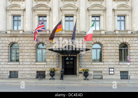 Hôtel 5 étoiles - Hotel de Rome Banque D'Images