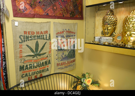 Haight Ashbury magasin, quartier de San Francisco, CA Banque D'Images
