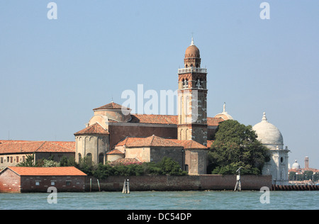 Chiesa di San Michele in Isola, l'église de San Michele, l'Île Cimetière Emiliana Chapelle (à gauche), Venise Banque D'Images