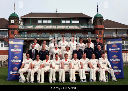 Le Lancashire County Cricket Club photocall le 6 avril 2009. Banque D'Images