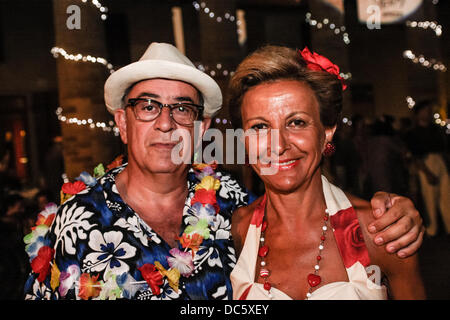 Senigallia, Italie. 8 Août, 2013. Jamboree d'été 6e jour [International Festival 60's revival Rock & Roll] LES GENS DU JAMBOREE ! À l'étage principal dans le Foro Annonario, Senigallia, Italie le Août 08, 2013. Credit : Valerio Agolino/Alamy Live News Banque D'Images