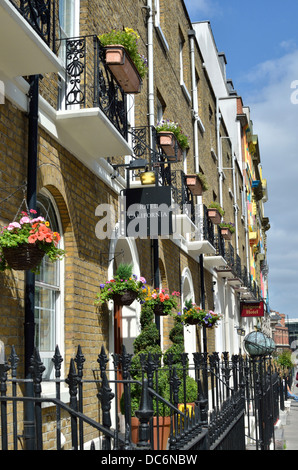 Hôtels à Belgrove Street, King's Cross, Londres, UK Banque D'Images