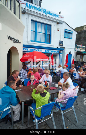 Le Mermaid Restaurant Fish & Chip Rock-A-Nore Road Hastings Sussex Banque D'Images