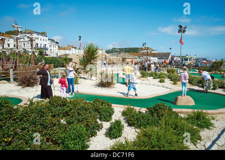 Adventure Golf & Sturdee Place Hastings Sussex UK Banque D'Images