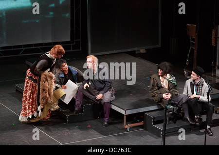 Dans la répétition Hamlet théâtre Lyceum pendant le Festival International d'Édimbourg Banque D'Images