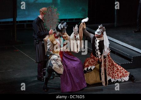 Dans la répétition Hamlet théâtre Lyceum pendant le Festival International d'Édimbourg Banque D'Images