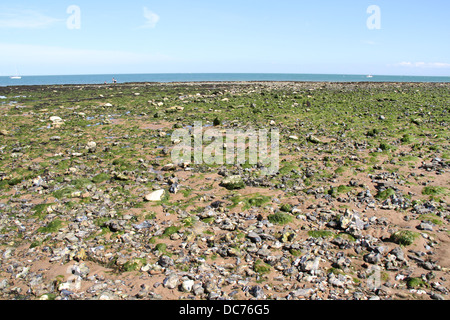 Josh Bay, Broadstairs, Île de Thanet, dans le Kent, en Angleterre. Banque D'Images