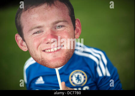 Masque de Wayne Rooney Banque D'Images