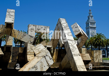 Vaillancourt Fontaine à l'Embarcadero Center à San Francisco, USA Banque D'Images