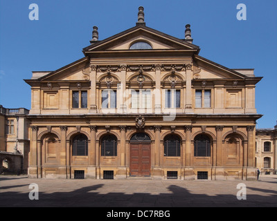 L'Université d'Oxford, Sheldonian Theatre cour intérieure Banque D'Images