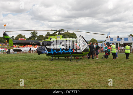 Great Western Air Ambulance statique à la Bristol International Balloon Fiesta Banque D'Images