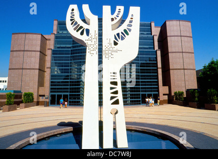 Le Musée de la tolérance et de souvenirs de l'Holocauste' fait partie du Centre Simon Wiesenthal à Los Angeles, Californie, USA. Banque D'Images