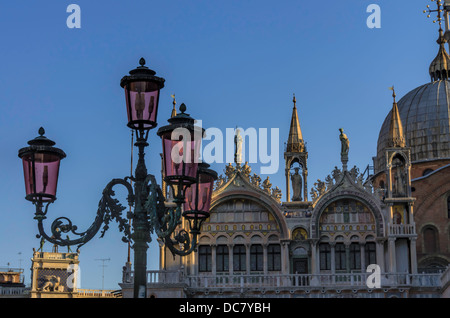 Détail de l'église de Saint Marc, Venise, Italie Banque D'Images