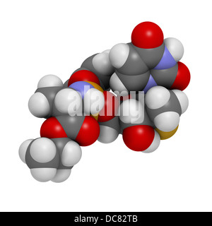 Expérimental Sofosbuvir (2013) de l'hépatite C, la structure chimique des médicaments. Banque D'Images