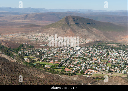 Vue sur Graaff-Reinet, Afrique du Sud Banque D'Images