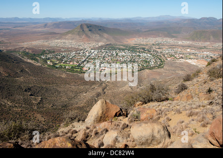 Vue sur Graaff-Reinet, Afrique du Sud Banque D'Images