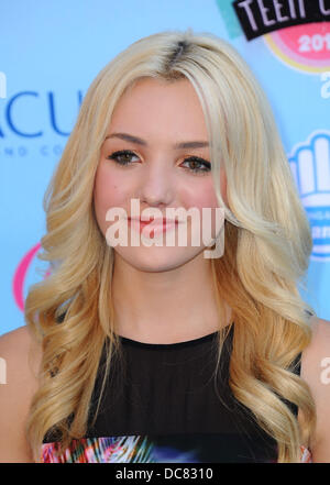 Los Angeles, Californie, USA. Août 11, 2013. Peyton participant à la liste 2013 Teen Choice Awards - Arrivals tenue au Gibson Amphitheatre à Universal City, Californie, le 11 août 2013. 2013 Credit : D. Long/Globe Photos/ZUMAPRESS.com/Alamy Live News Banque D'Images