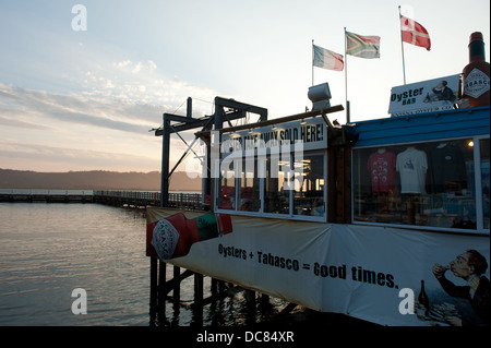 L'Oyster Bar, Knysna waterfront, Knysna, Western Cape, Afrique du Sud Banque D'Images