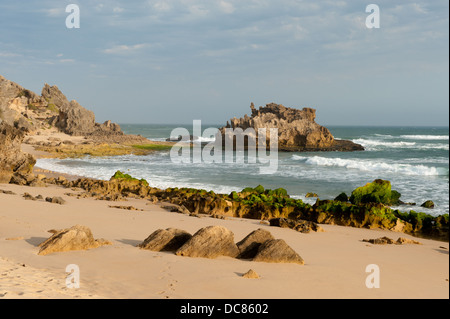 Castle Rock, Brenton-on-Sea, près de Knysna, Western Cape, Afrique du Sud Banque D'Images