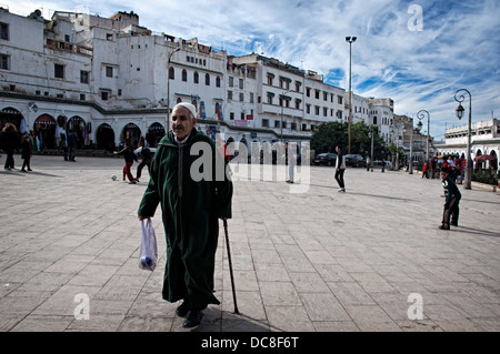 Enfants jouant. Moulay Idriss. Maroc Banque D'Images