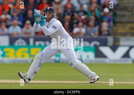 Chester Le Street, au Royaume-Uni. Août 12, 2013. Matt avant au cours de la quatrième journée de l'Investec Cendres 4e test match à l'Emirates Stade Riverside, le 12 août 2013 à Londres, en Angleterre. Credit : Mitchell Gunn/ESPA/Alamy Live News Banque D'Images