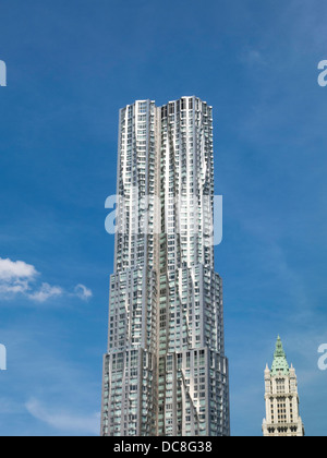 New York par Gehry, NYC Banque D'Images