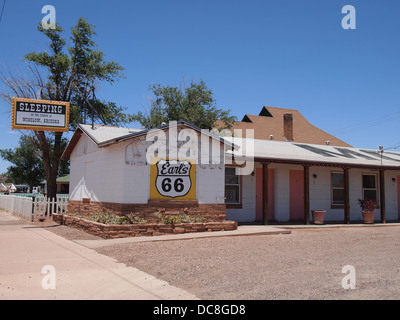 Earl's 66 road side motel à Winslow, Arizona, USA Banque D'Images