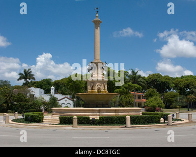 Fontaine DESOTO CORAL GABLES MIAMI FLORIDA USA Banque D'Images