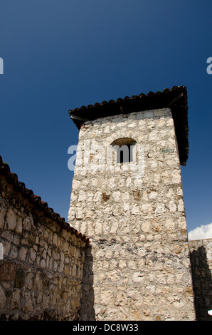 Rio Dulce, Guatemala, Castillo de San Felipe de Lara. Fort colonial espagnol au Lac Izabal, dans l'est du Guatemala, c. 1652. Banque D'Images