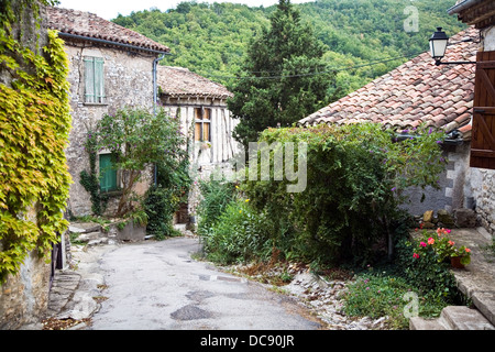 Maison traditionnelle Saint Antonin, France Banque D'Images