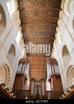 La Cathédrale de St Albans dans le Hertfordshire, Angleterre - intérieur 5 Banque D'Images