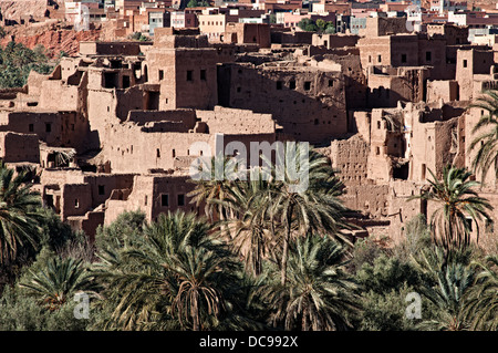 Tinerhir kasbah. Vallée du Dadès, au Maroc Banque D'Images