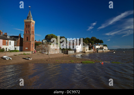 Peters, tour du port, l'estuaire de Lympstone Exe, Devon, UK Banque D'Images