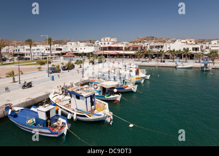 Des bateaux de pêche, port de Kardamena, Kos, Grèce Banque D'Images