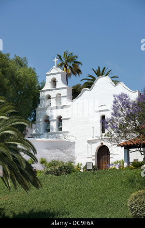 Jardin DE LA MISSION SAN DIEGO DE ALCALÁ SAN DIEGO CALIFORNIA USA Banque D'Images