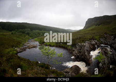 La rivière Dundonnell près de Fain Bridge Ecosse Banque D'Images