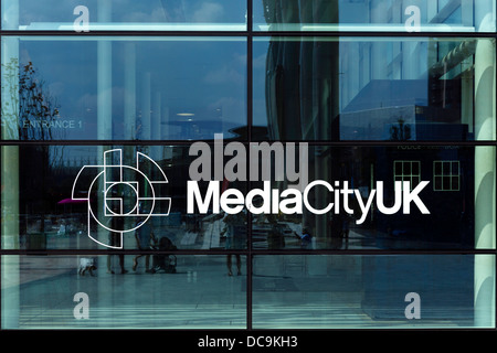 Les studios de la BBC à MediaCityUK, Salford Quays, Manchester, UK Banque D'Images