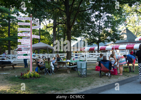 Saratoga Raceway est la plus ancienne course de l'entre nous, et de célébrer 150 ans de présence en 2013. Banque D'Images